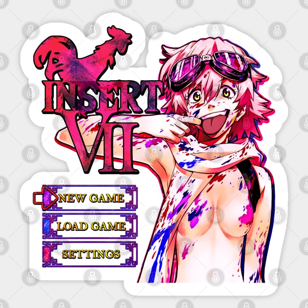 Insert Cock VII - Anime Hentai RPG Menu Sticker by CultXLV